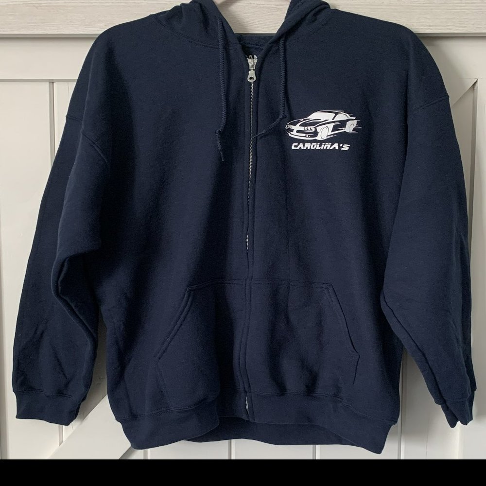 GILDAN DRY BLEND CUSTOM ADULT FULL ZIP HOODED SWEATSHIRT | SIZE XL